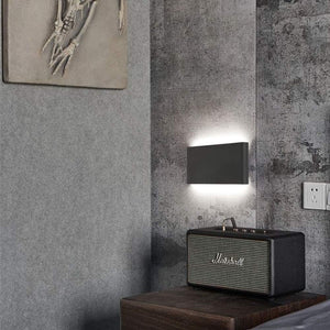 Modern bedroom light black decor light metal wall light