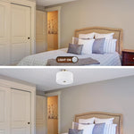 2-light drum light bronze bedroom light fabric, metal ceiling light