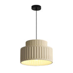 1 Light hanging light cream yellow light fixture metal, resin pendant light