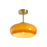 Modern fixtures lights orange hallway light metal ceiling light