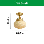 Modern hallway light gold bathroom flush mount gold ceiling light