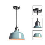 Modern island lights blue pendant lights metal kitchen lamps