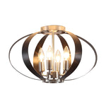 4 Candle light bulbs black , brushed nickel ceiling light metal bathroom light