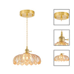 2 Pack light fixtures gold living room glass, metal pendant light
