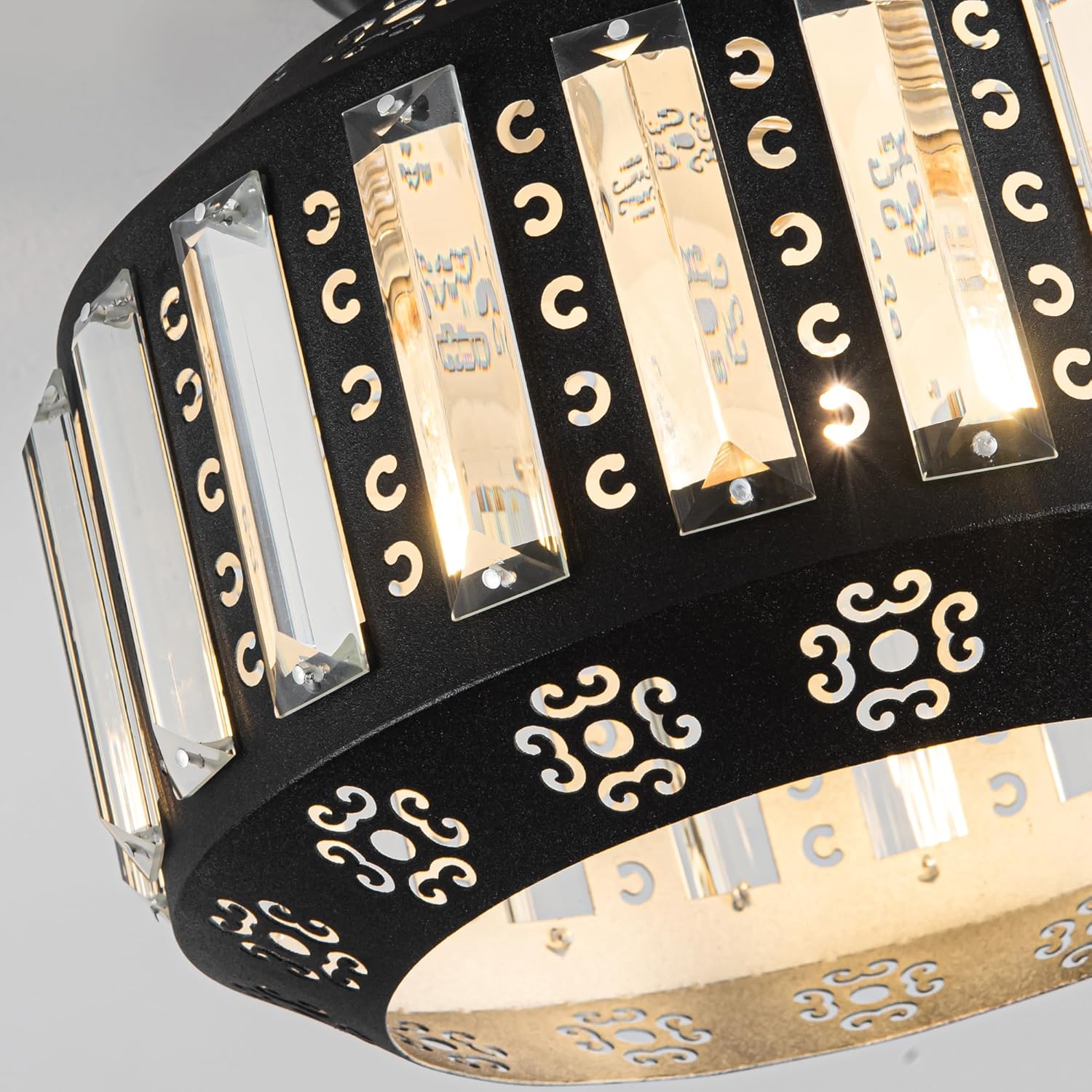 1 light entryway light black hallway light metal ceiling light