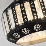 1 light entryway light black hallway light metal ceiling light