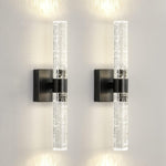 Led vanity light black wall light metal, crystal kitchen light