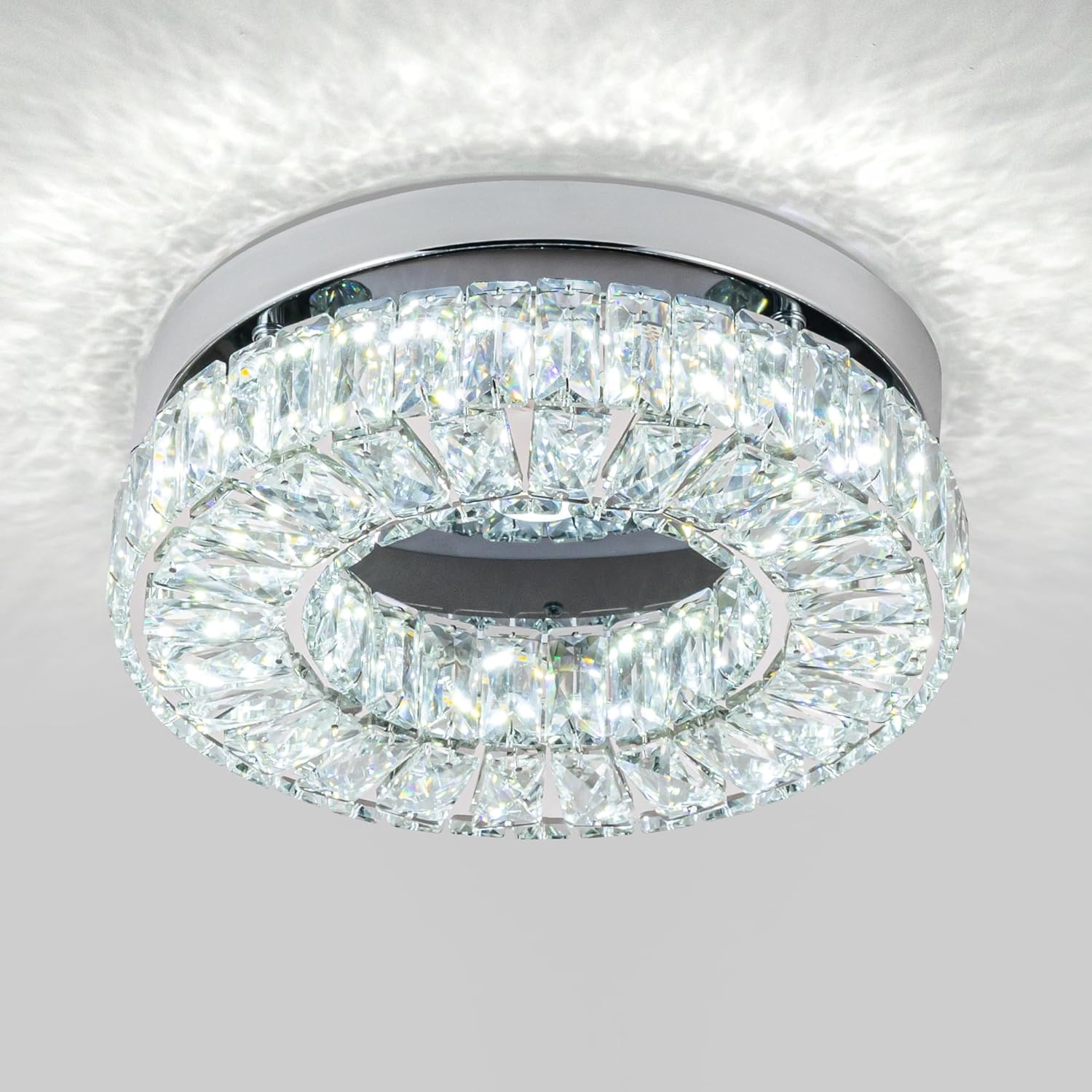 11.8 led ceiling light silver mount light metal chandelier light
