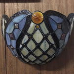 Unique bedroom light multicolor night light glass, metal wall light