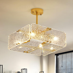 Modern flush mount light gold hallway light metal ceiling light