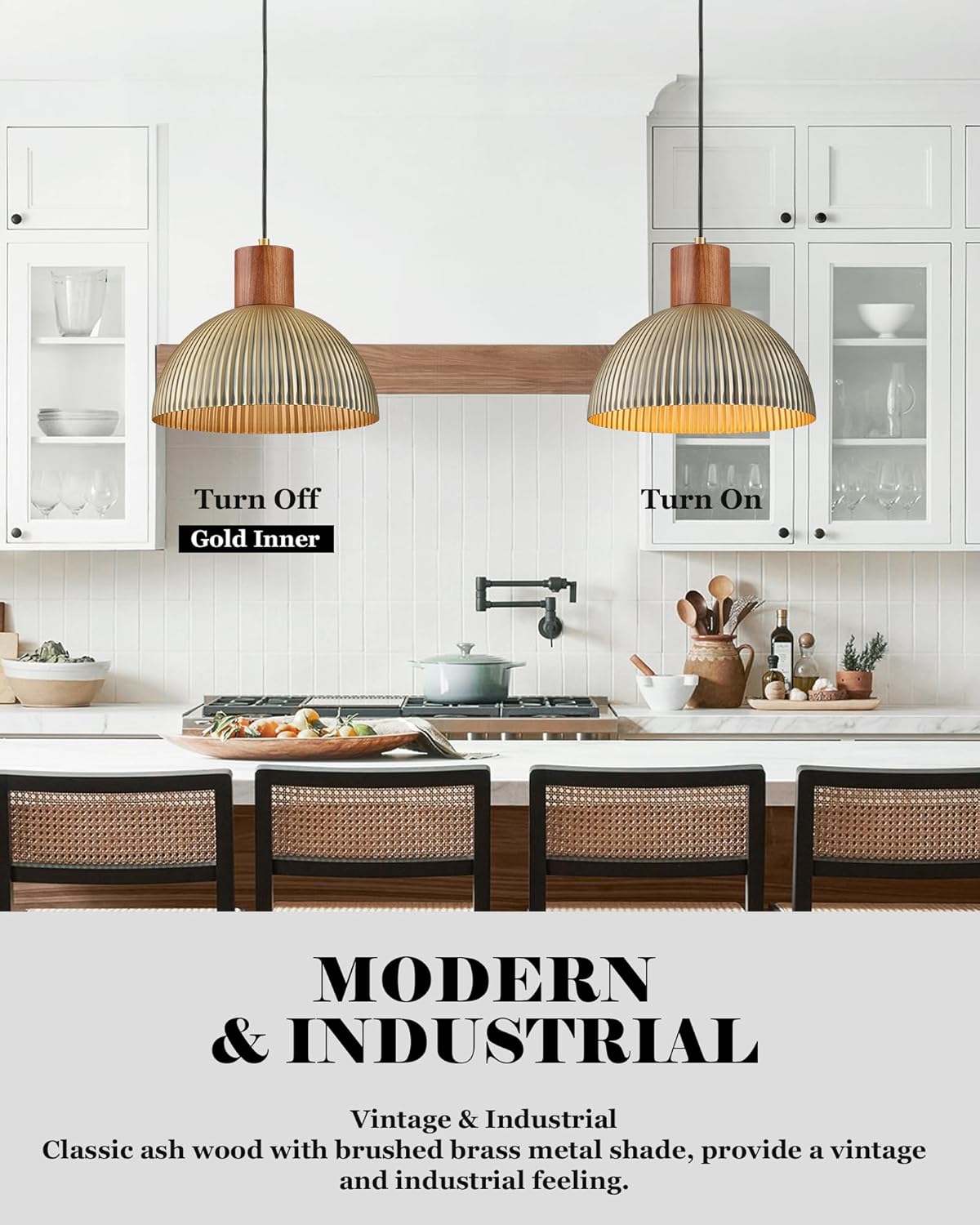 12 inch hanging lamp brushed brass pendant light metal hallway light