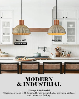12 inch hanging lamp brushed brass pendant light metal hallway light