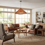 1 light pendant light coffee chandelier light rattan farmhouse light