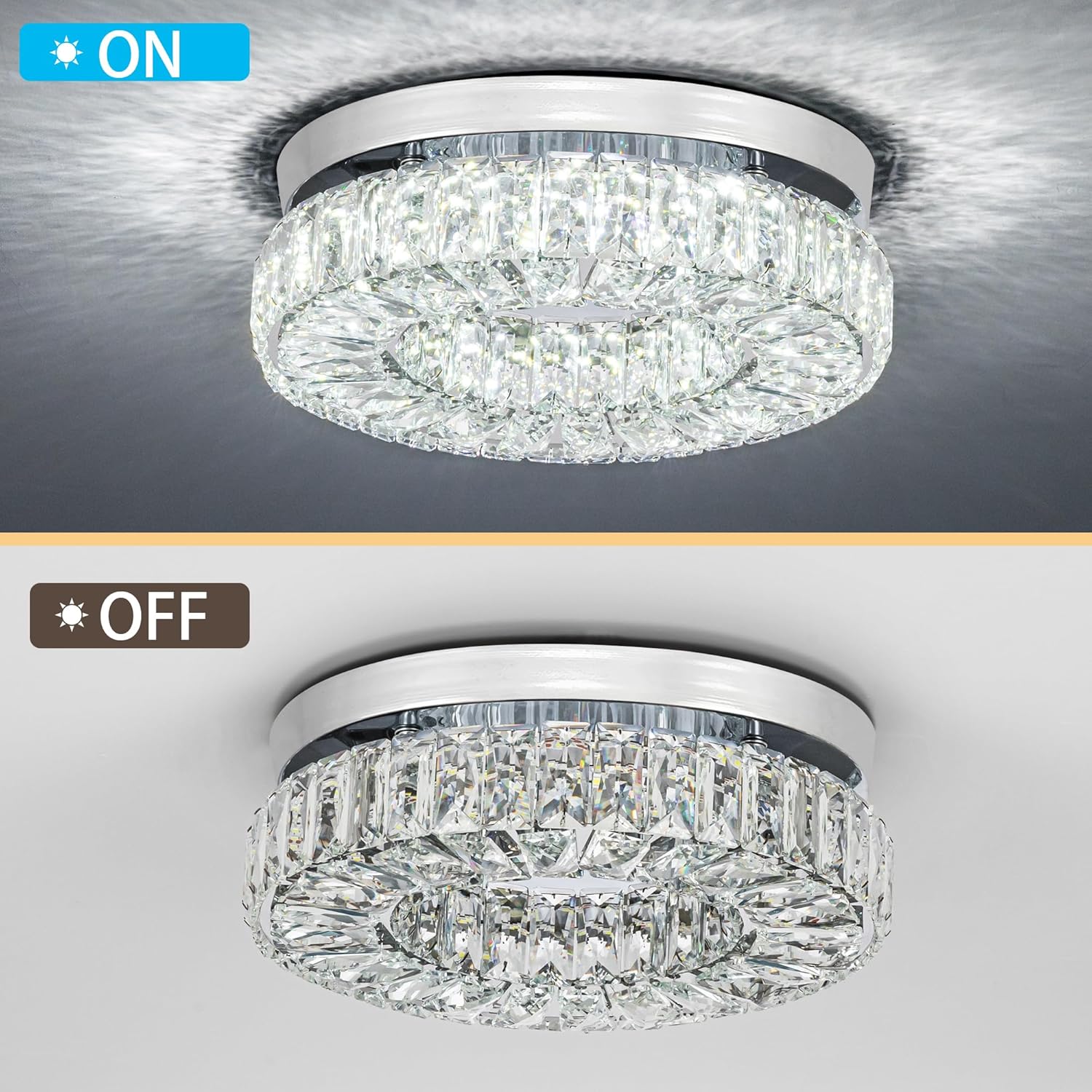 11.8 led ceiling light silver mount light metal chandelier light
