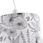 2 pack pendant light white & black hanging light metal bedroom light