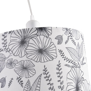2 pack pendant light white & black hanging light metal bedroom light