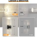 Led vanity light black wall light metal, crystal kitchen light