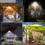 Led solar lights black pendant lamp ‎plastic, metal Patio light