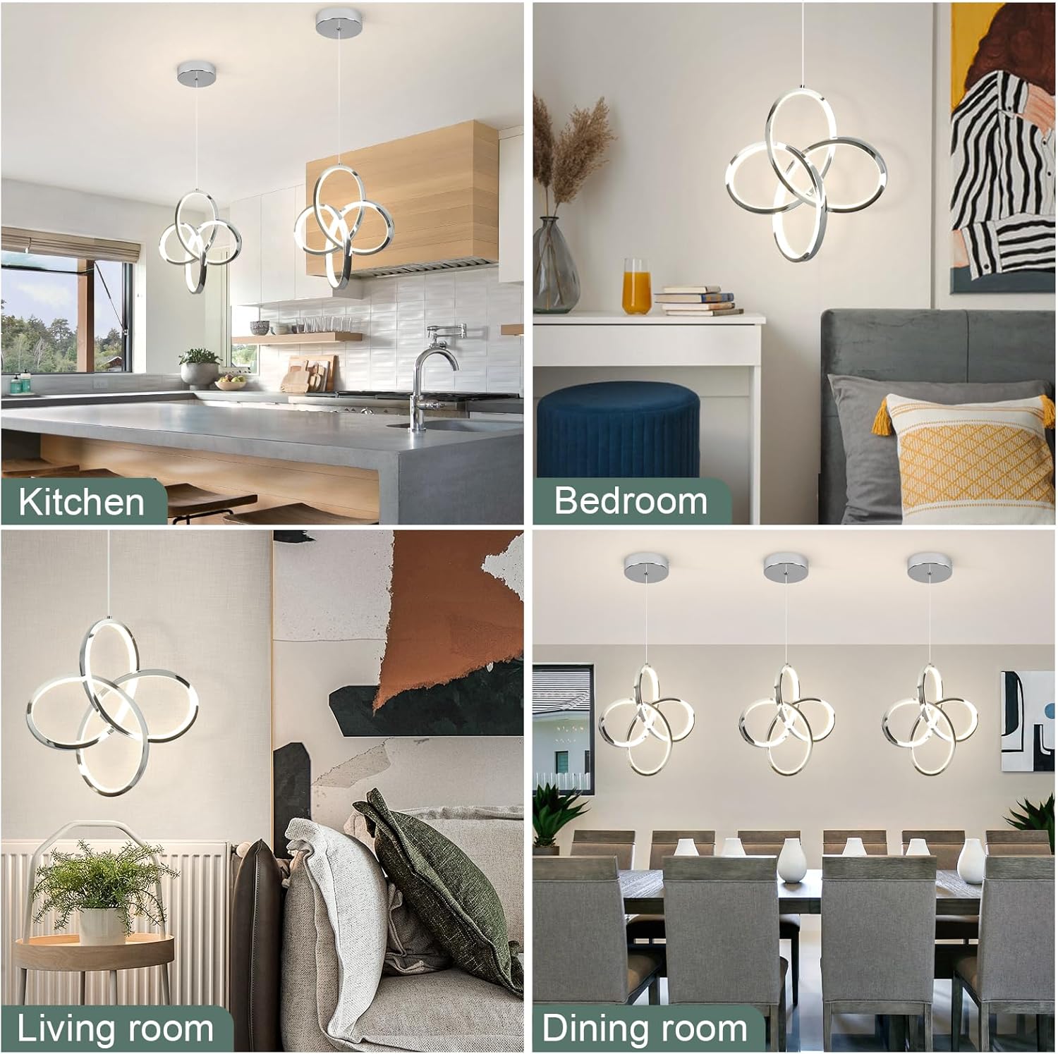 1 pack adjustable hanging light chrome pendant light aluminum bedroom light
