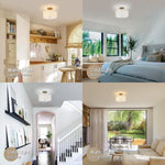 3-light ceiling light deep brown dining light linen bedroom light
