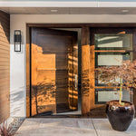Led porch lights black, mckay wall light metal garage light