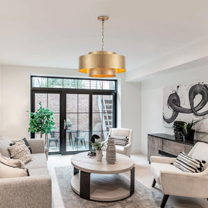 Three round modern pendant light metal kitchen light brass bedroom light