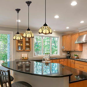 Tiffany pendant light black hanging lamp glass ceiling light
