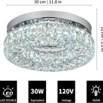 11.8 led ceiling light silver mount light metal chandelier light