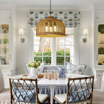 18.9in rattan hallway light brown pendant lights rattan, seagrass, bamboo chandelier light