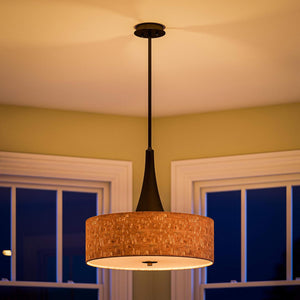 3-Light Pendant light oil-rubbed bronze hanging light alloy steel home decor light