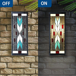 Antique balcony light arrow wall light alloy steel, glass hallway light