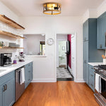 2-light kitchen light wood ceiling light metal hallway light