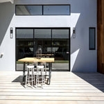 Led porch lights black, mckay wall light metal garage light