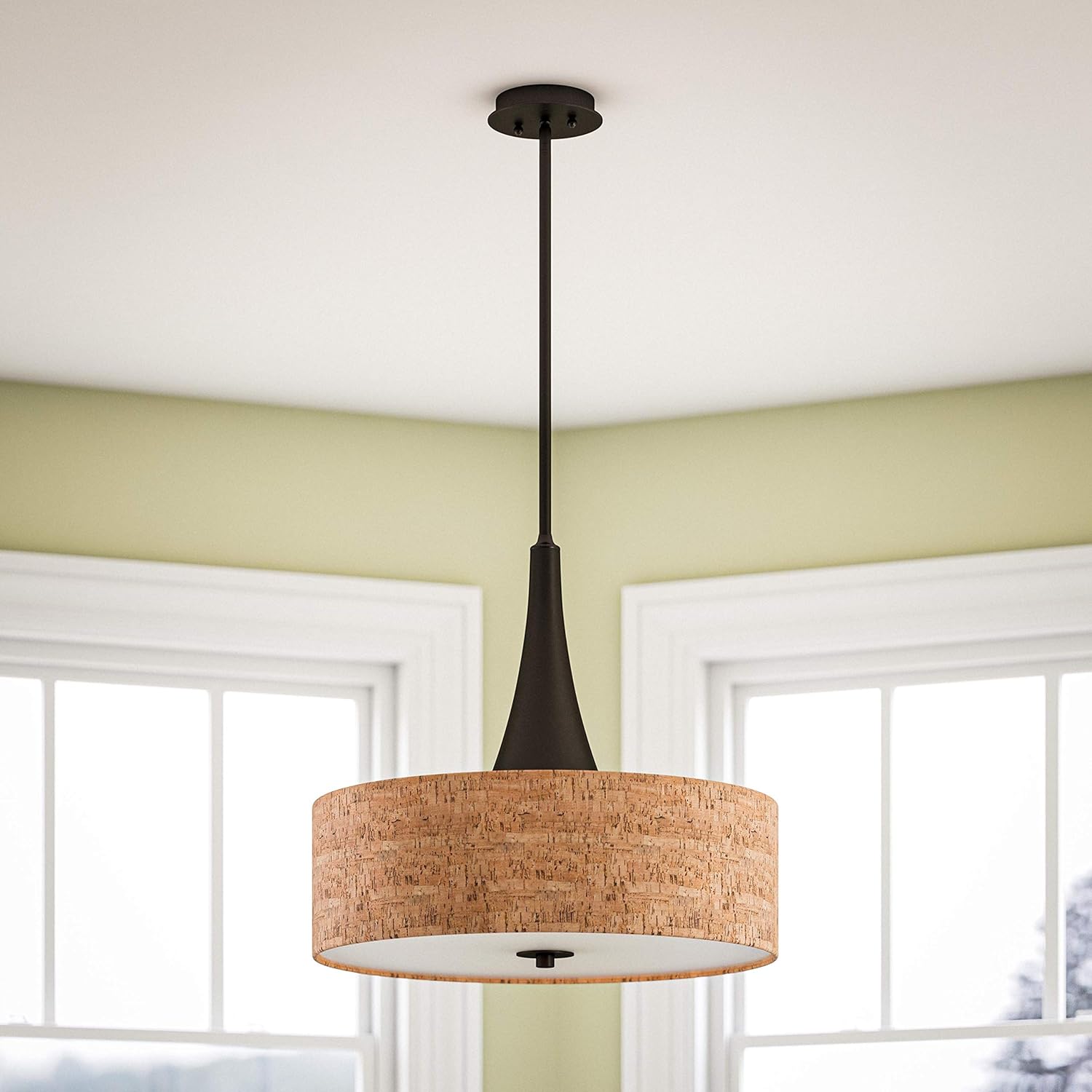 3-Light Pendant light oil-rubbed bronze hanging light alloy steel home decor light