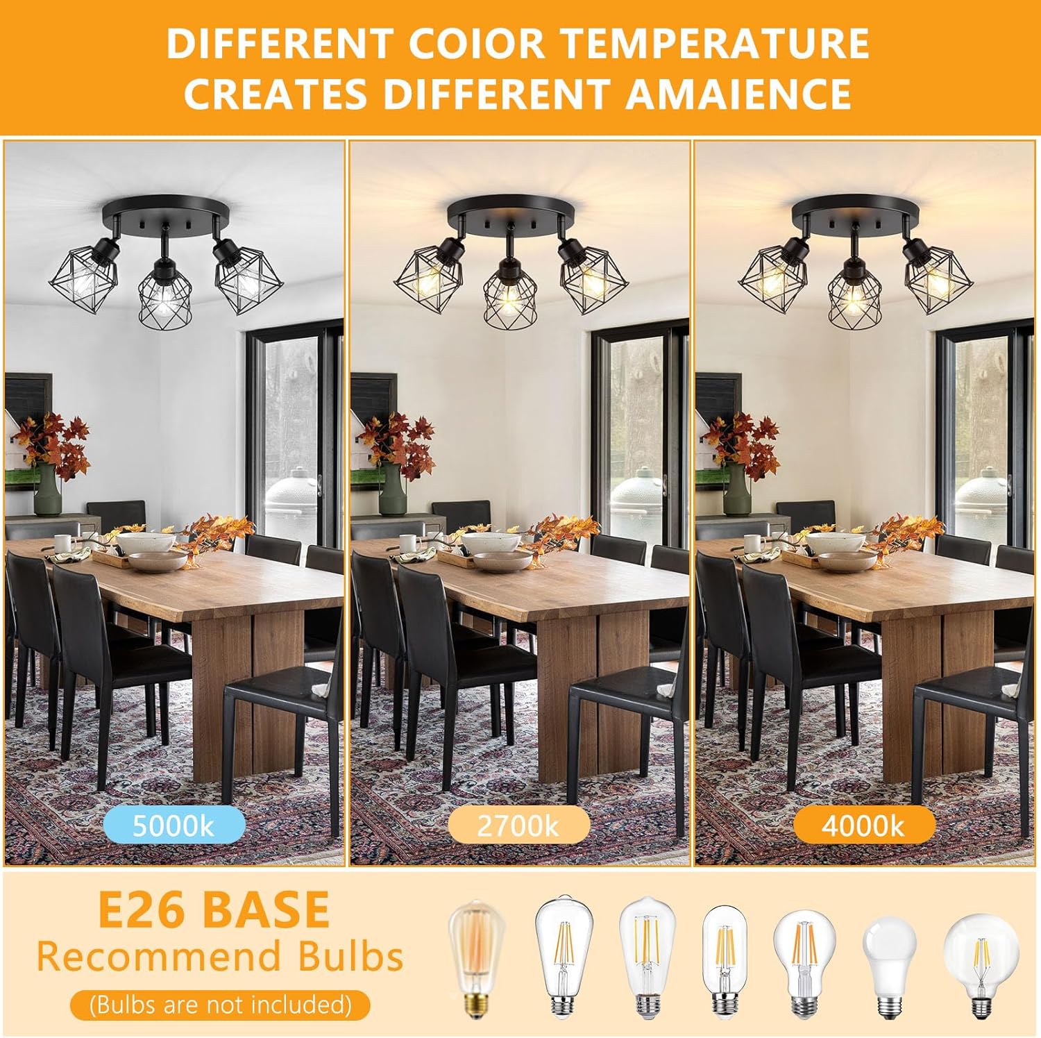 3-light kitchen light black ceiling light metal hallway light