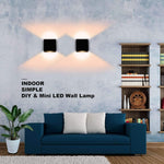 Led hallway light black wall light aluminum kitchen light