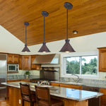 58”Hight adjustable hanging light aluminum metal kitchen light oil-rubbed bronze pendant light