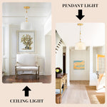 Adjustable pendant lights milk white kitchen island lights metal/glass/ceramics hanging lamp
