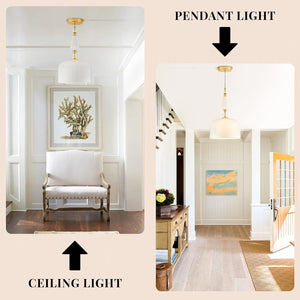 Adjustable pendant lights milk white kitchen island lights metal/glass/ceramics hanging lamp