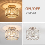 Modern flush mount light silver ceiling light silver bedroom light