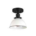 1 Light flush mount matte black ceiling light alloy steel led ceiling light