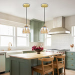 1 Light dining room chandelier gold light bulb glass   pendant light