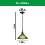 1 Light corridor light green bulbs light glass pendant light
