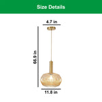 11.6” Dining room lighting green pendant lights glass, metal island lights