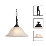 Vintage plug in pendant light black hanging lights glass, metal island lamp