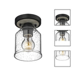 2 Pack light fixture light wood, black ceiling lighting glass, metal bedroom light