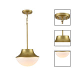 11.02” Bathroom lighting gold pendant light  metal hanging fixture light