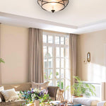 2 Light kitchen light fixtures black bronze lights ceiling led glass, metal flush mount light