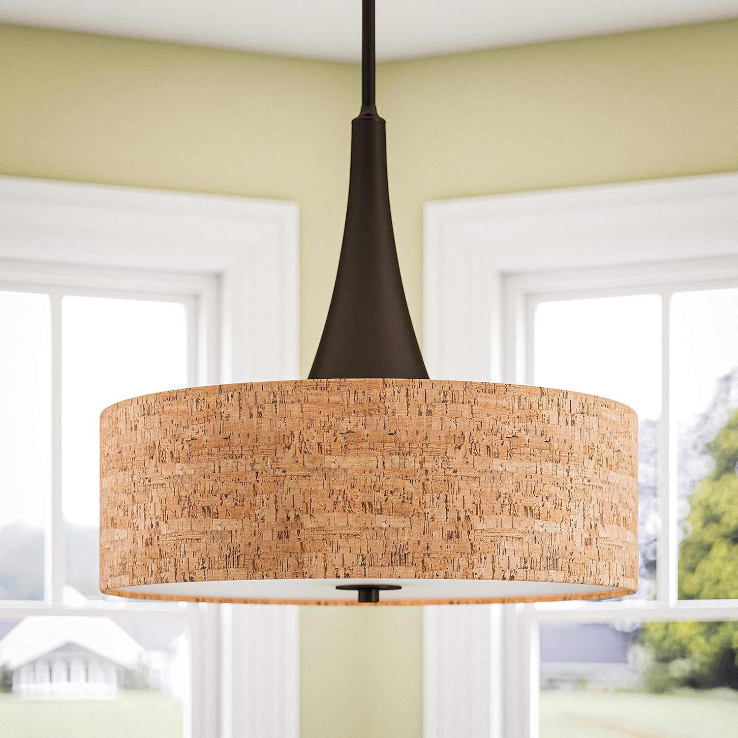 3-Light Pendant light oil-rubbed bronze hanging light alloy steel home decor light