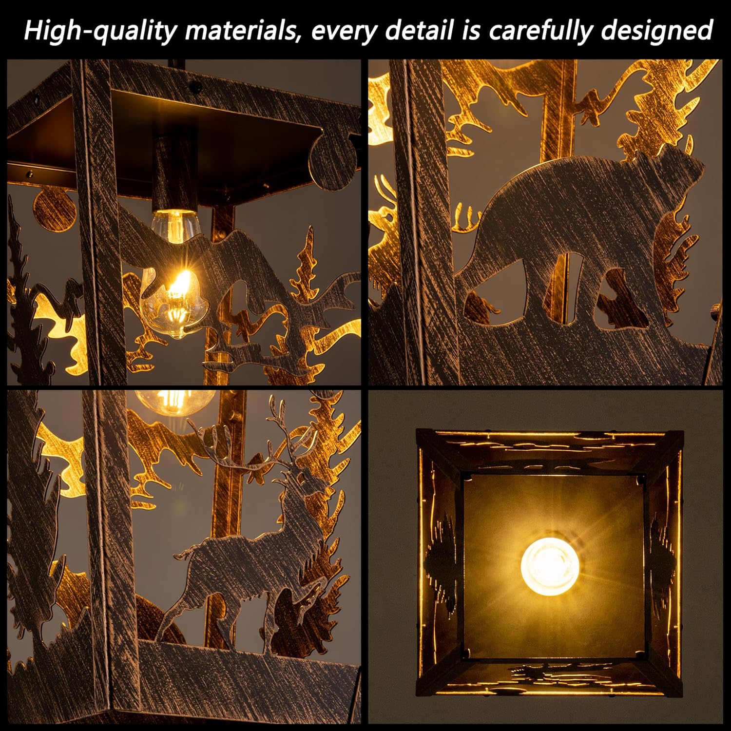 Industrial kitchen light bronze fixture light metal pendant light